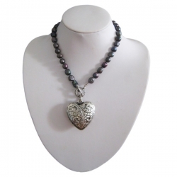 Freshwater Grey Pearl Necklace