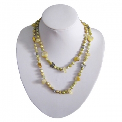 Yellow Pearls Necklace