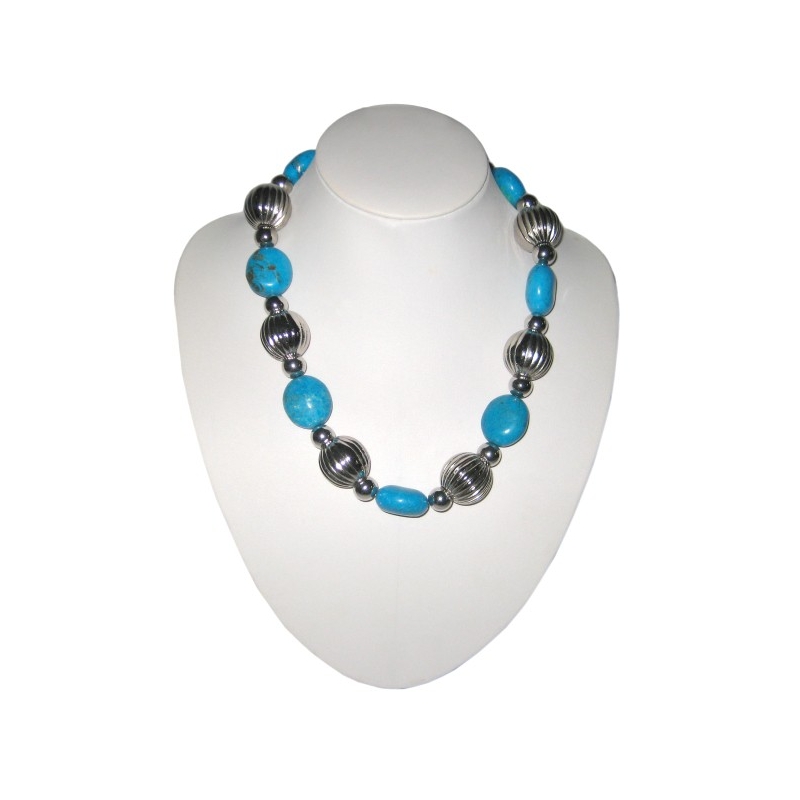 Turquoise & Silver Necklace