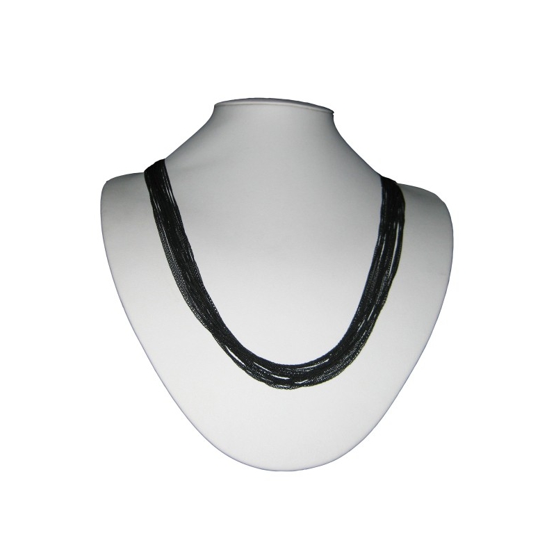 Black Mesh Chain Necklace